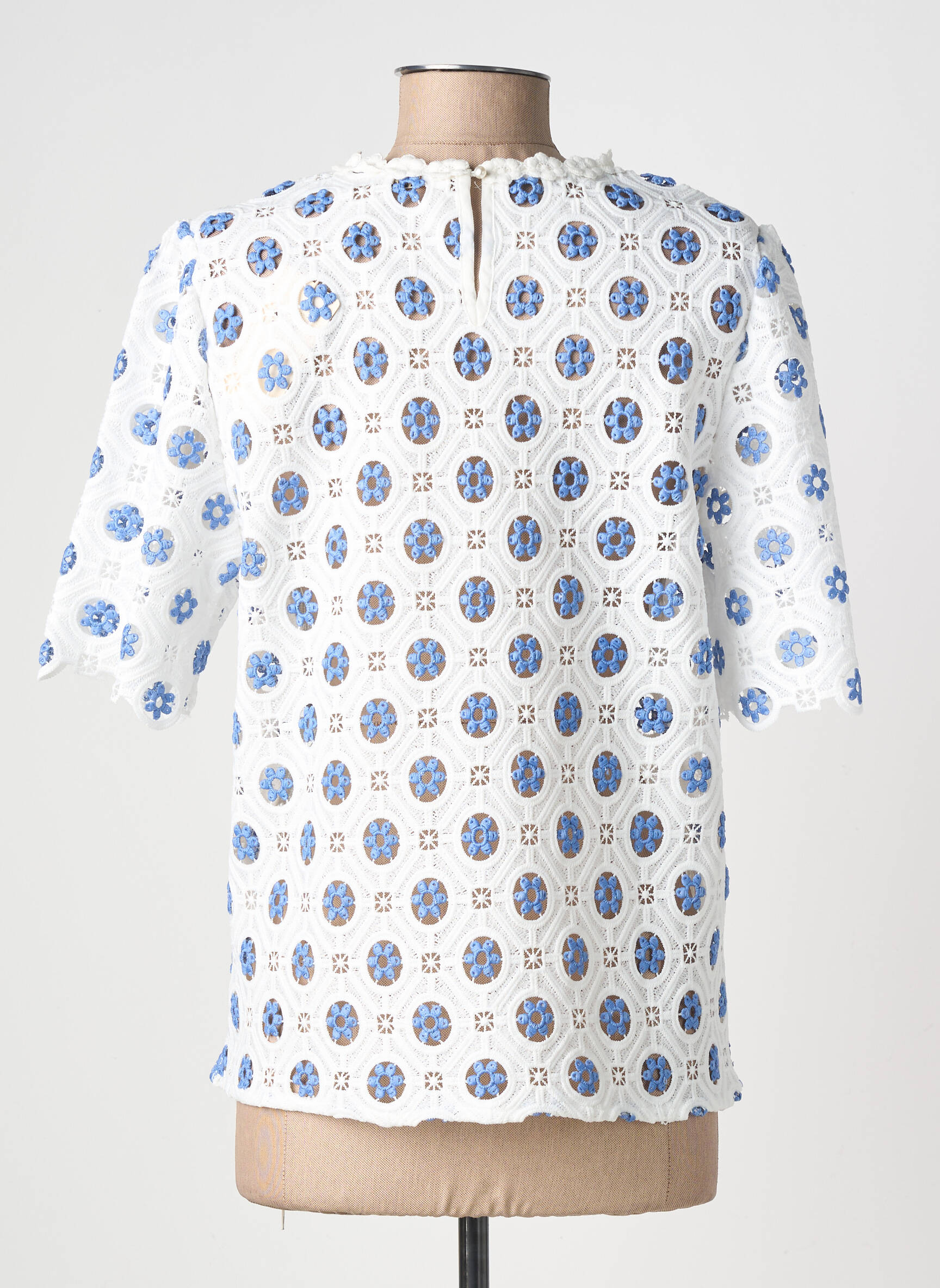 Top manches courtes manches courtes bleu IT HIPPIE femme