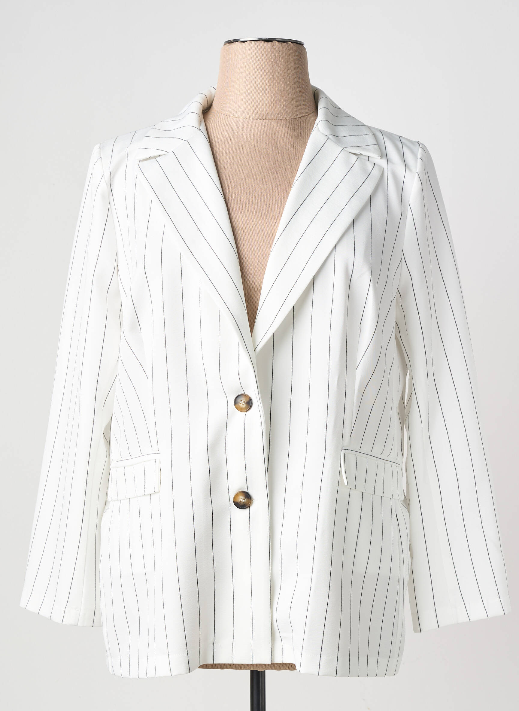 Blazer poches blanc HALOGENE femme