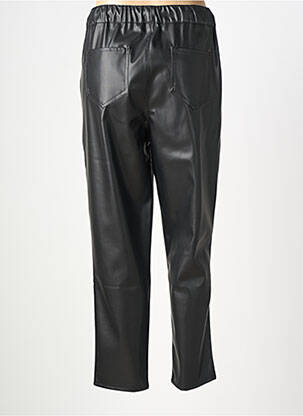 Pantalon droit taille élastique noir MISSY femme