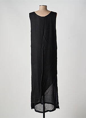 Robe longue sans manche sans manche noir FILLE DES SABLES femme