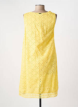 Robe mi-longue sans manche sans manche jaune AGATHE & LOUISE femme