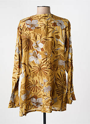 Tunique manches longues légère et transparente beige JAC JAC femme