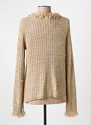 Gilet manches longues stretch beige MAIA HEMERA femme