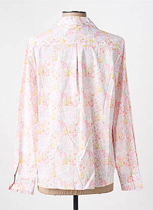 Chemisier imprimé fleurs manches longues rose BARILOCHE femme