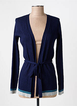 Gilet manches longues stretch bleu SURKANA femme