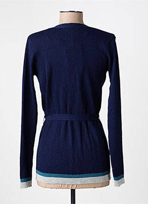 Gilet manches longues stretch bleu SURKANA femme