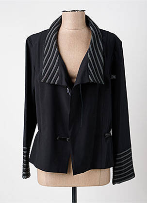 Veste casual coupe cintrée noir ROSA ROSAM femme