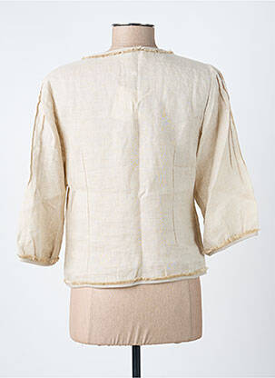 Veste chic poches beige FREDA femme