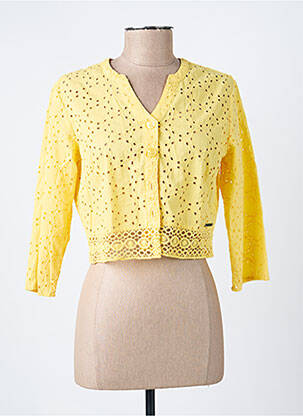 Boléro légère et transparente jaune AGATHE & LOUISE femme