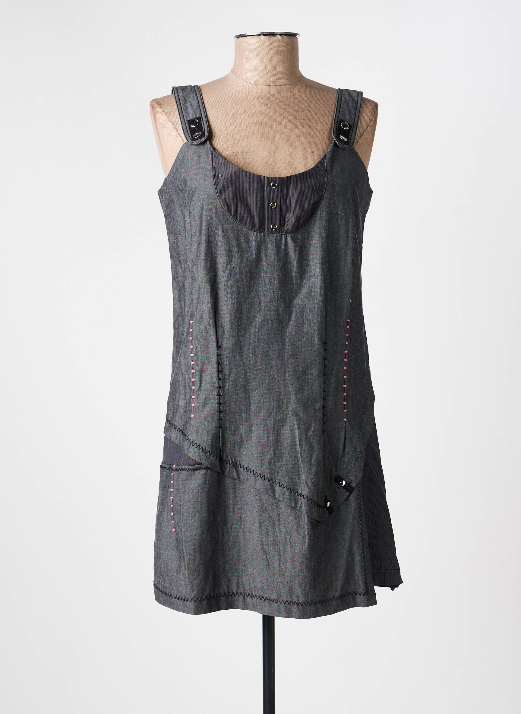Tunique manches longues gris FELINO femme