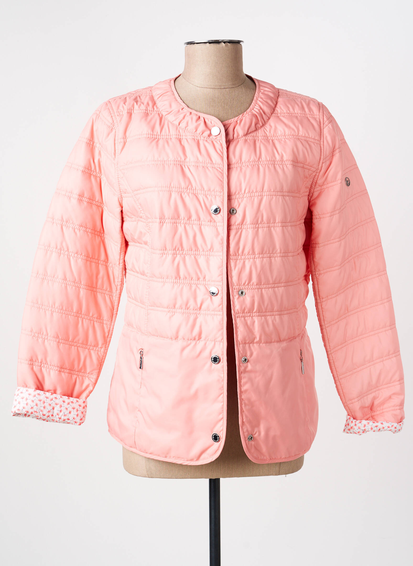 Doudoune manches longues sans capuche rose CONCEPT K femme
