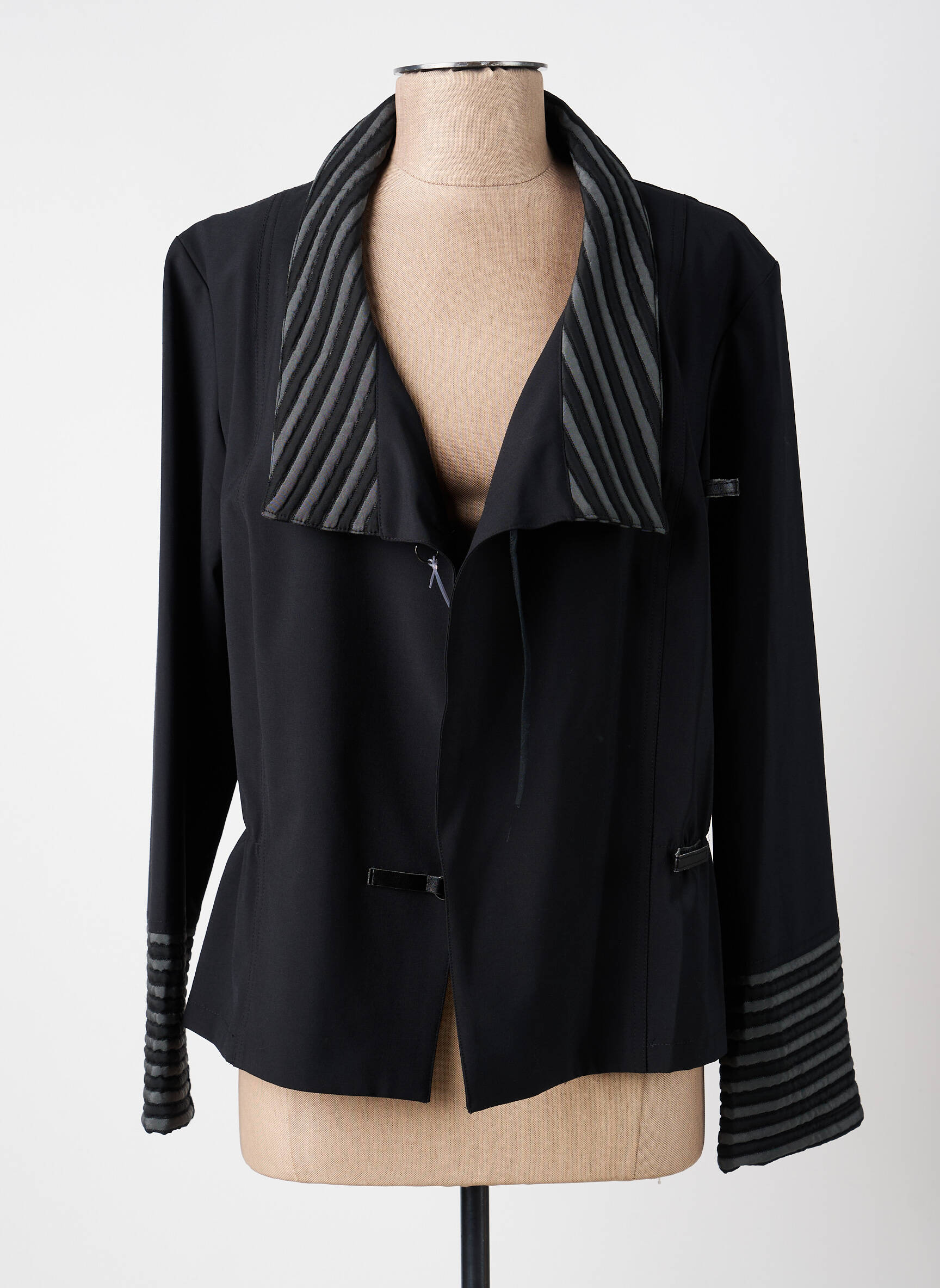 Veste casual coupe cintrée noir ROSA ROSAM femme
