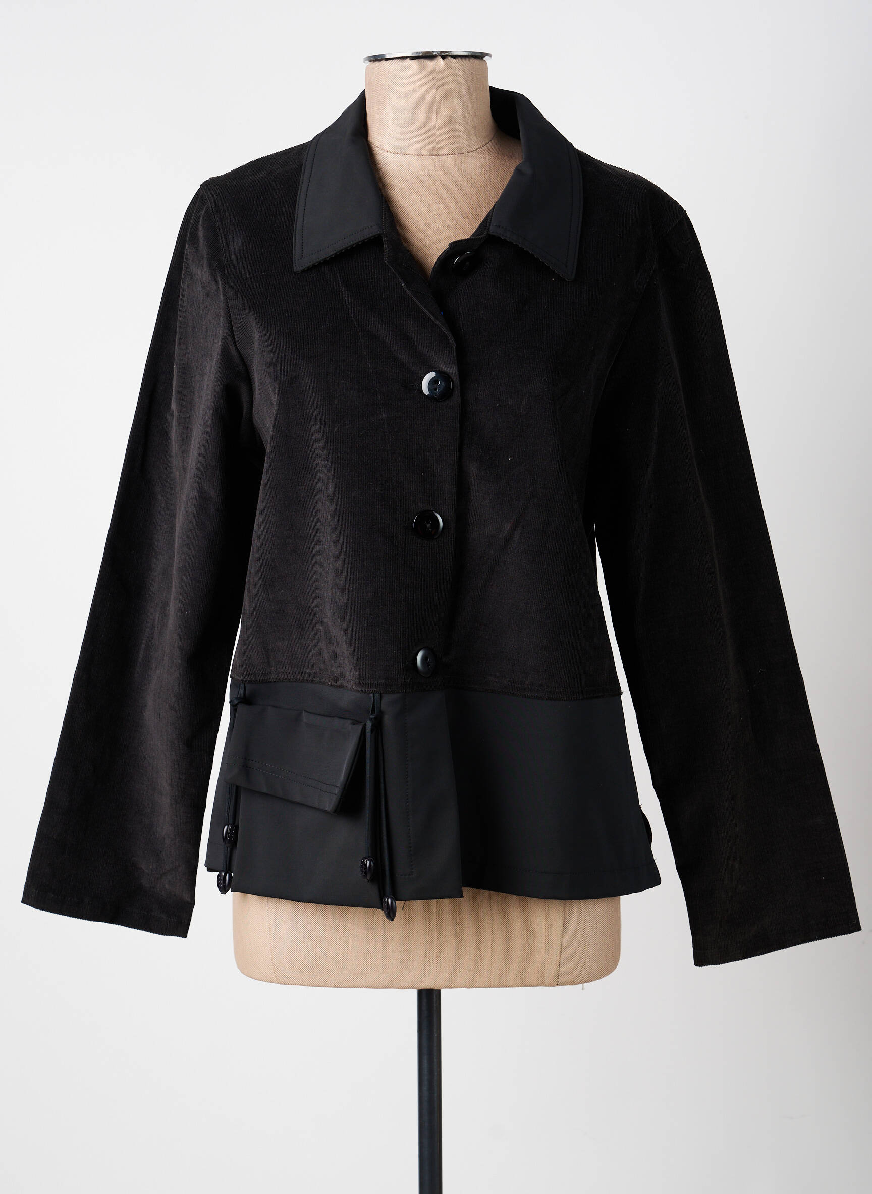 Veste casual poches noir ROSA ROSAM femme
