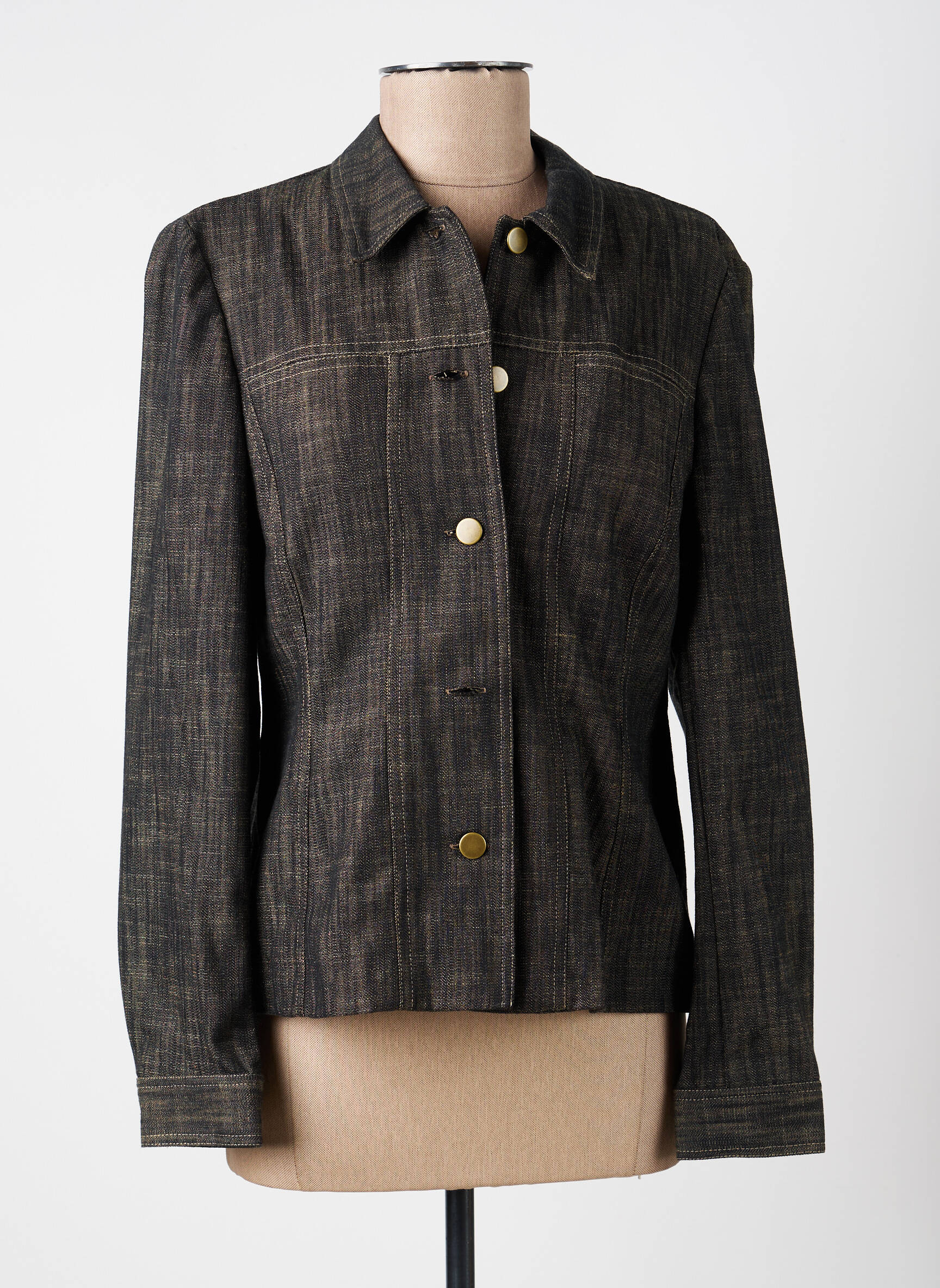 Veste casual poches bleu FELINO femme
