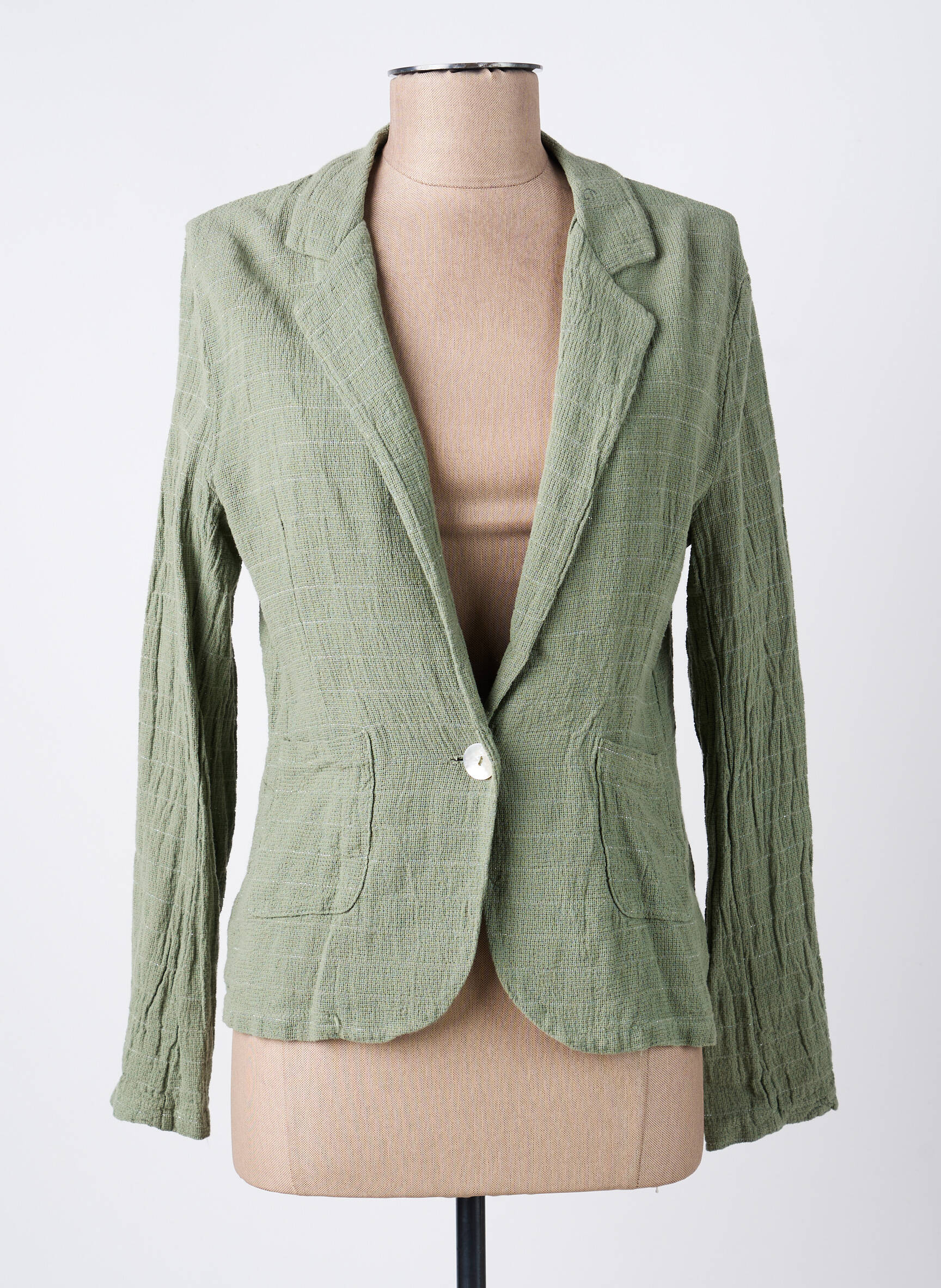 Blazer poches vert CHARMANTE femme