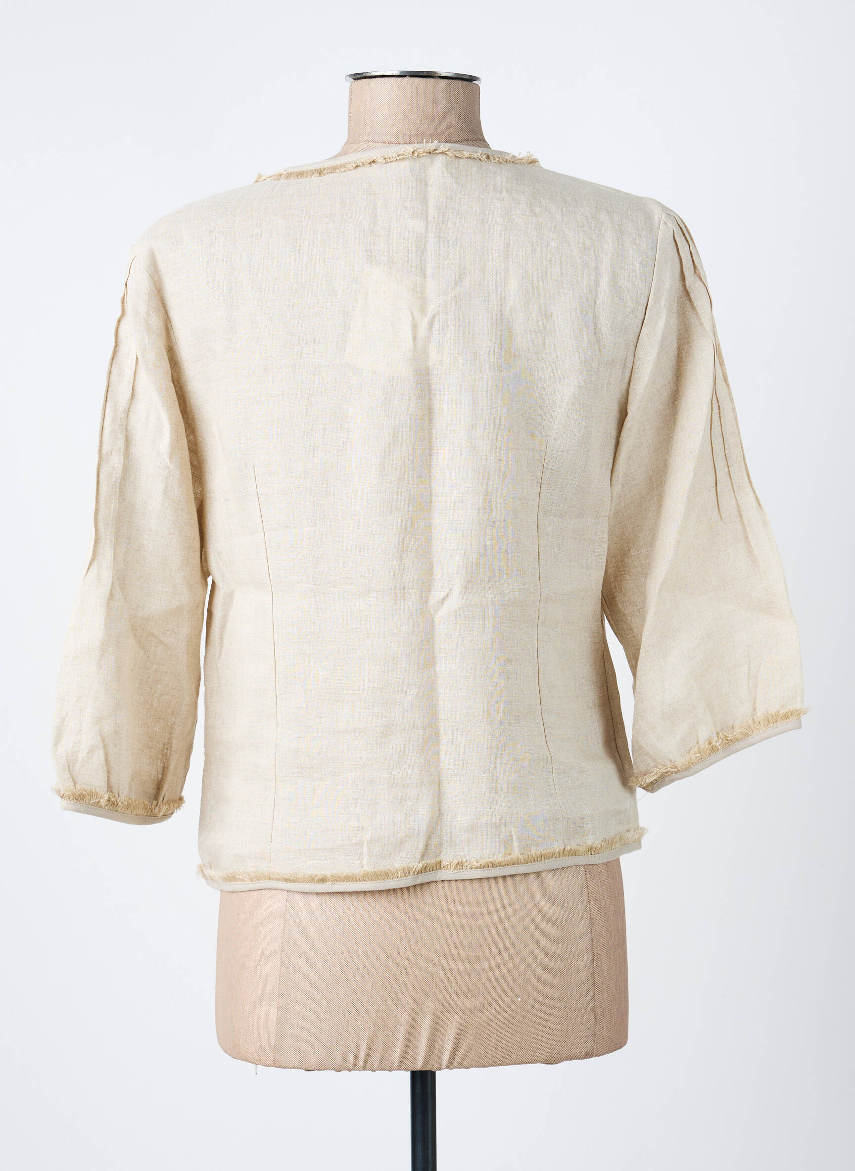 Veste chic poches beige FREDA femme