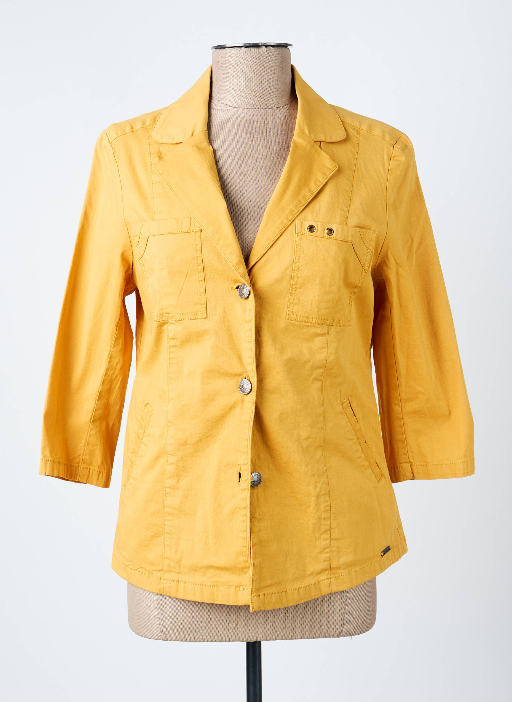 Blazer poches jaune AGATHE & LOUISE femme