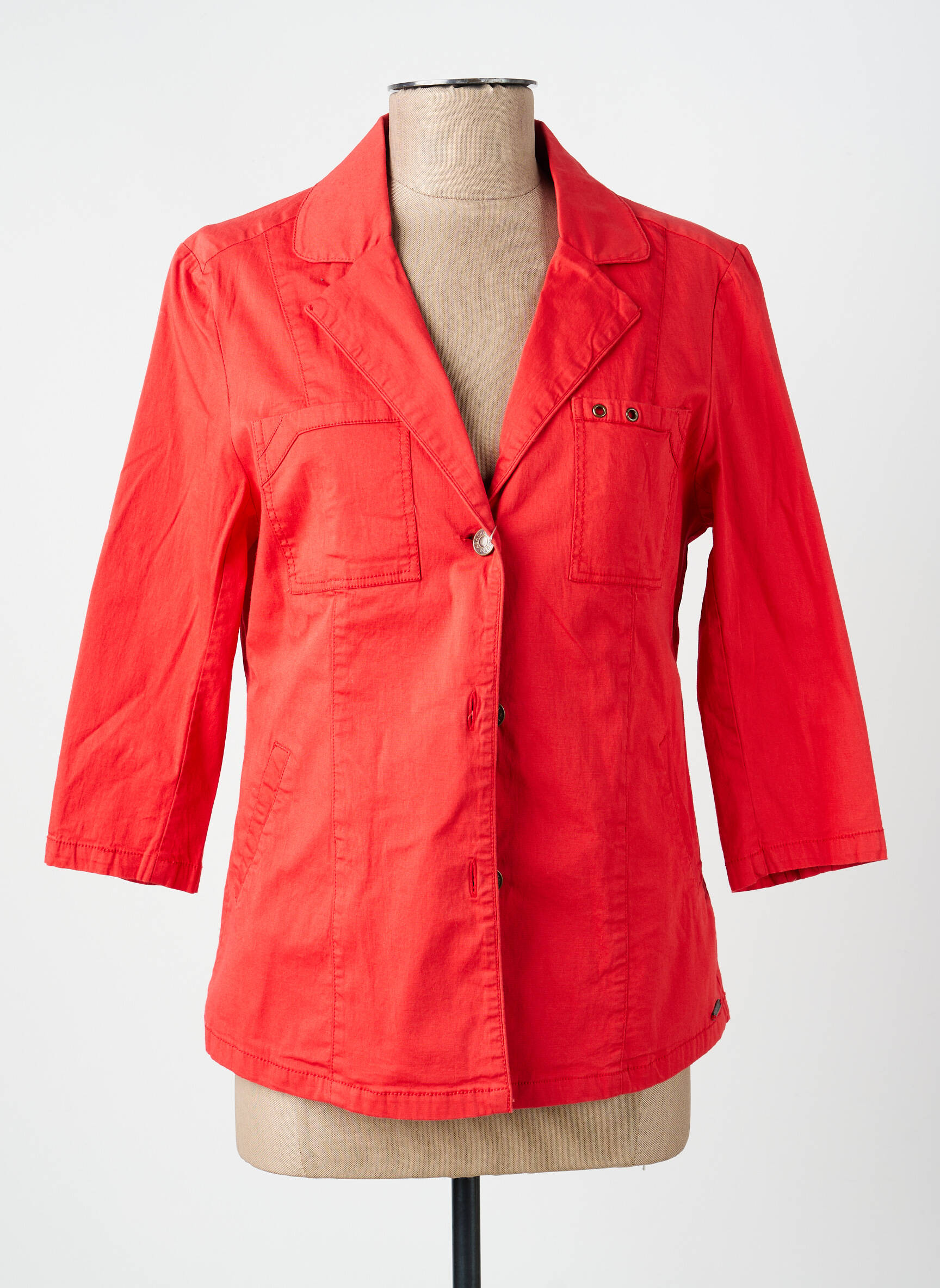 Blazer poches rouge AGATHE & LOUISE femme