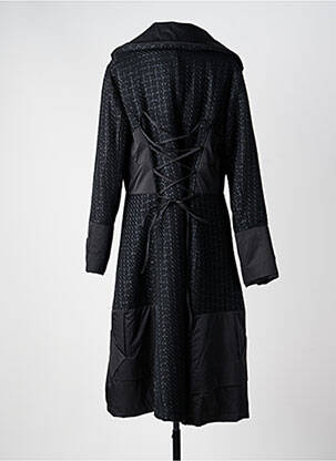 Manteau long coupe cintrée sans capuche noir ALL BEAUTIFUL femme