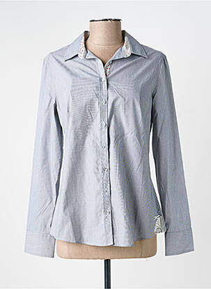 Chemisier coupe cintrée manches longues gris BARILOCHE femme