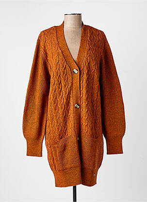 Veste casual poches marron AGATHE & LOUISE femme
