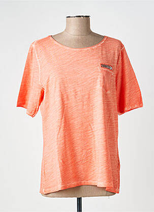 T-shirt stretch manches courtes rose CONCEPT K femme
