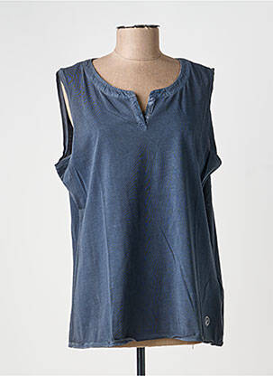 Débardeur stretch sans manche gris CONCEPT K femme