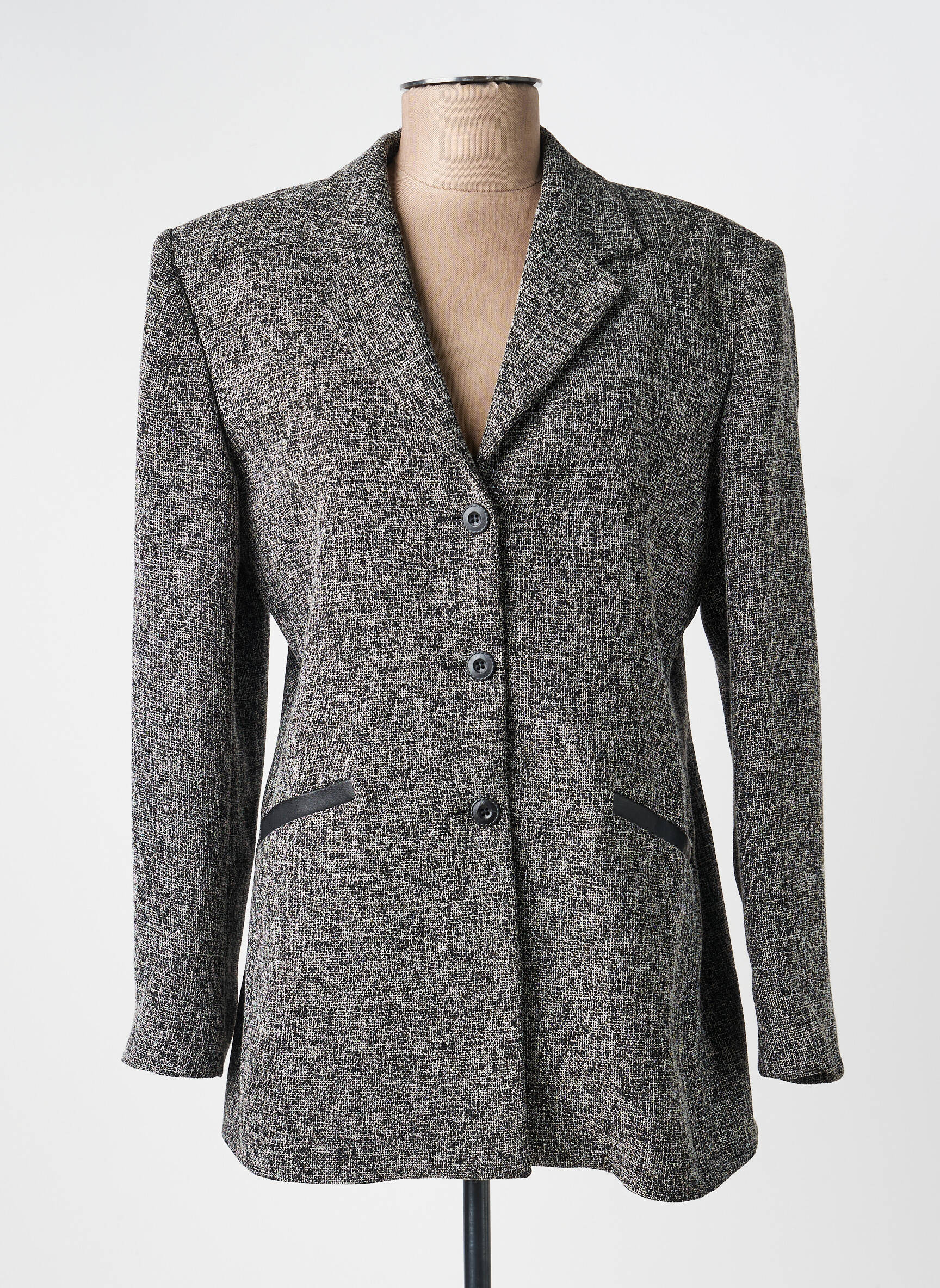 Blazer poches noir PARIS femme