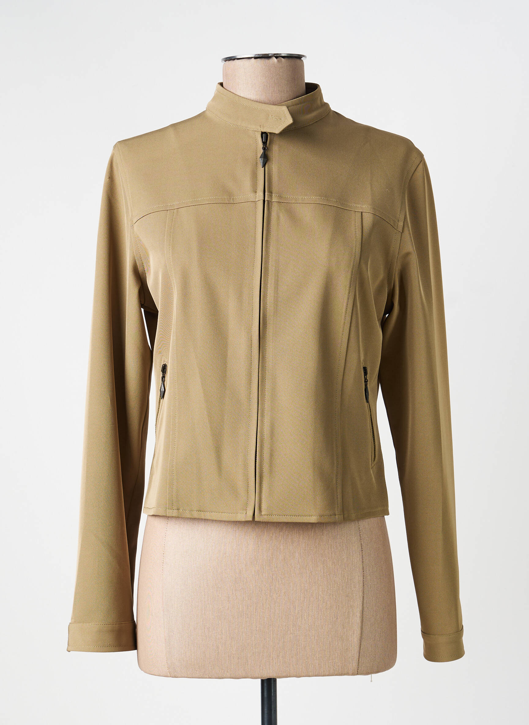 Veste casual poches vert LA GAZZETTA femme