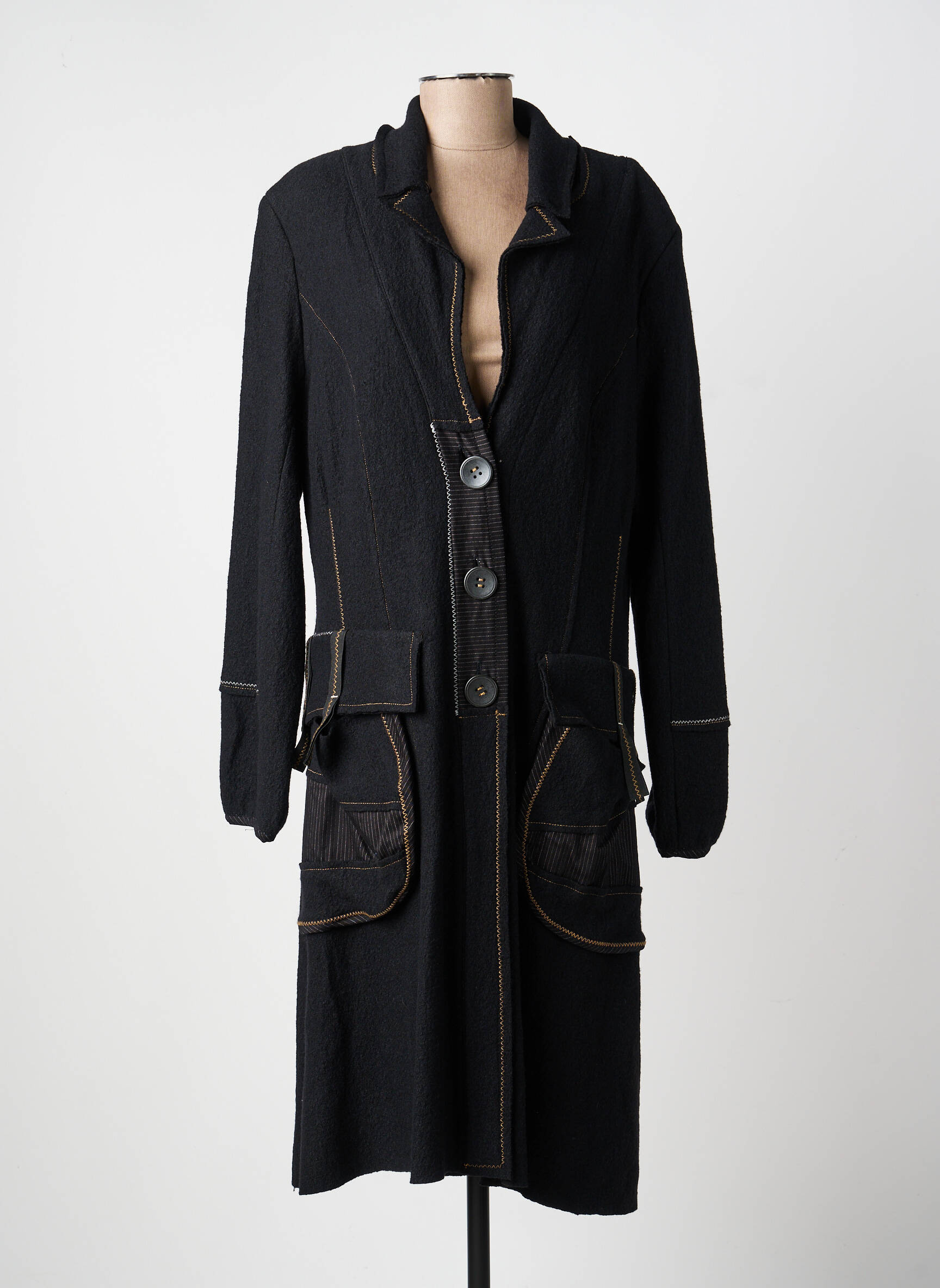 Veste casual poches noir E & H femme