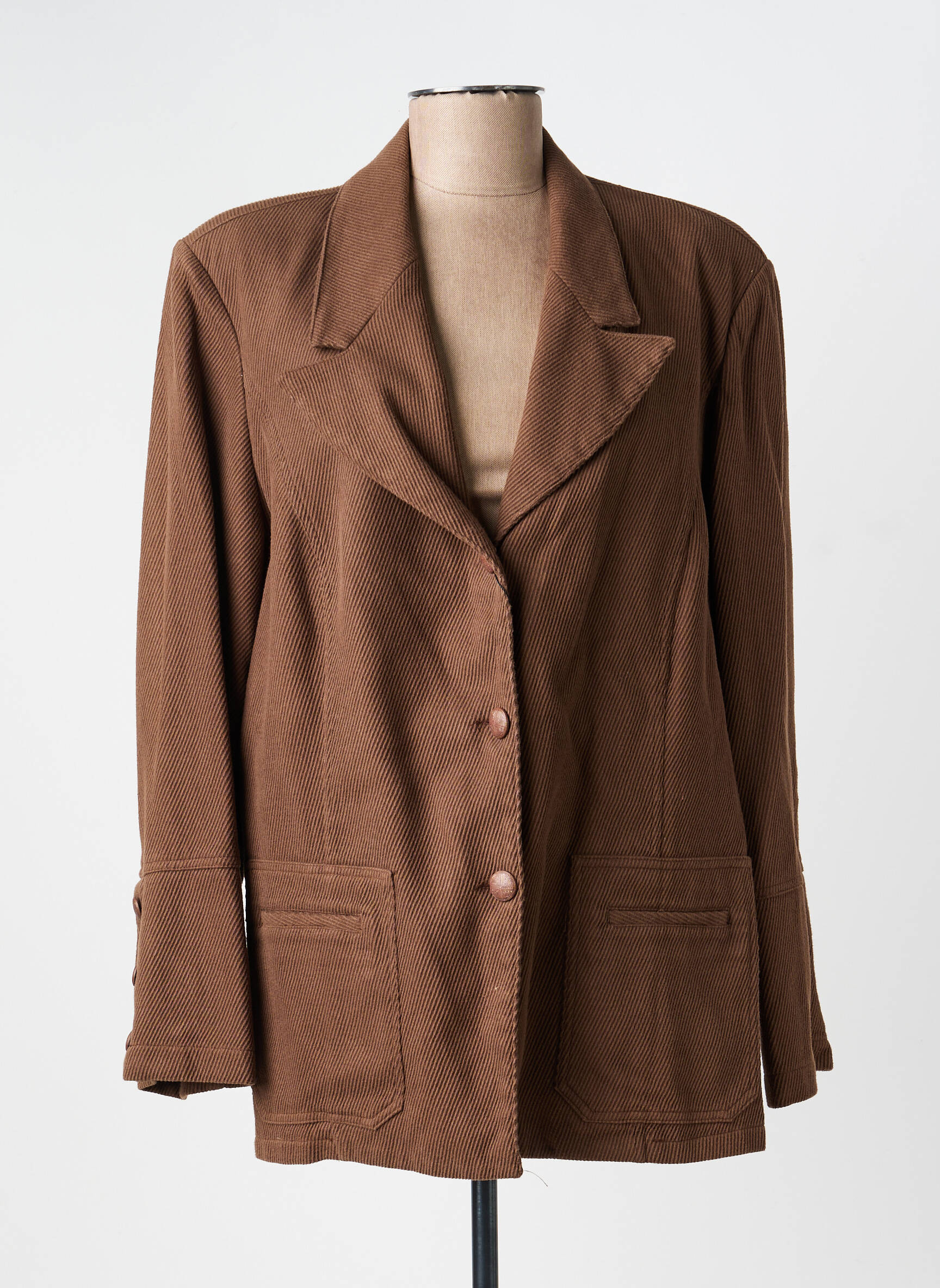 Blazer poches marron ROSA ROSAM femme