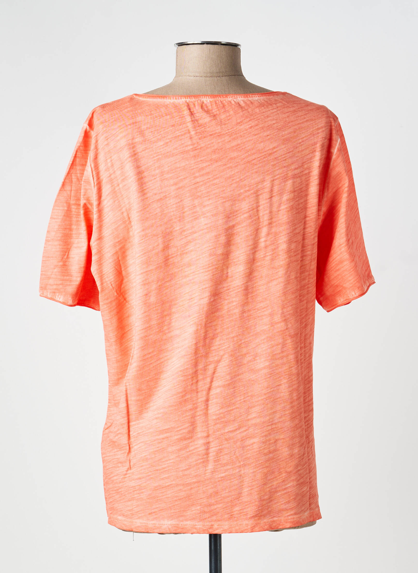 T-shirt stretch manches courtes rose CONCEPT K femme