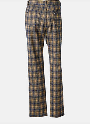 Pantalon droit stretch taille normale marron BARILOCHE femme