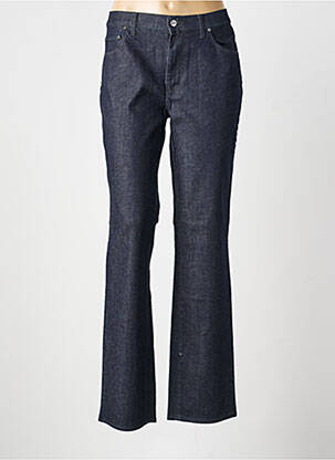 Jeans coupe droite stretch taille normale bleu KANOPE femme