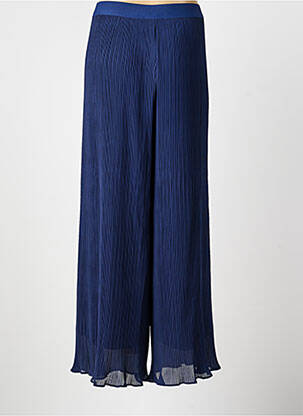 Pantalon large coupe fluide taille normale bleu BARILOCHE femme