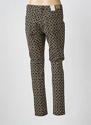 Pantalon slim tissage popeline taille normale noir KANOPE femme