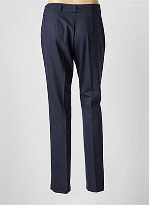 Pantalon droit tissage popeline taille normale bleu FEMMES JE VOUS AIME femme