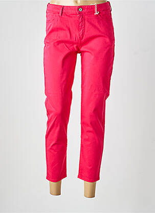Pantalon 7/8 stretch taille normale rose KANOPE femme