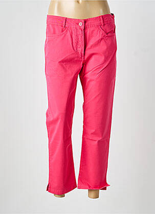 Pantalon 7/8 stretch taille normale rose CONCEPT K femme