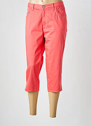 Pantacourt stretch taille normale orange KANOPE femme