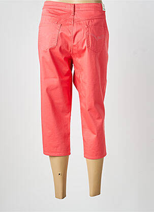 Pantacourt stretch taille normale orange KANOPE femme
