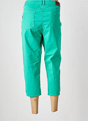 Pantacourt stretch taille normale vert AGATHE & LOUISE femme