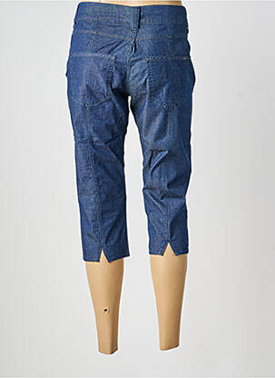Pantacourt stretch taille normale bleu KANOPE femme