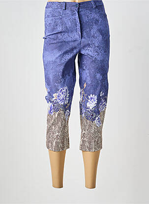 Pantacourt coupe droite taille normale bleu ROSA ROSAM femme