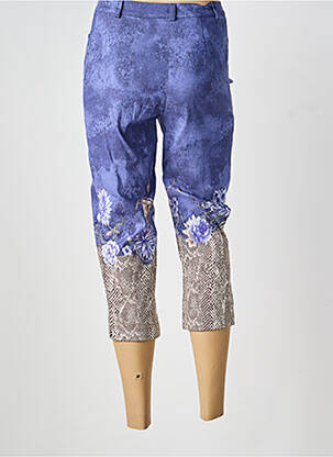 Pantacourt coupe droite taille normale bleu ROSA ROSAM femme