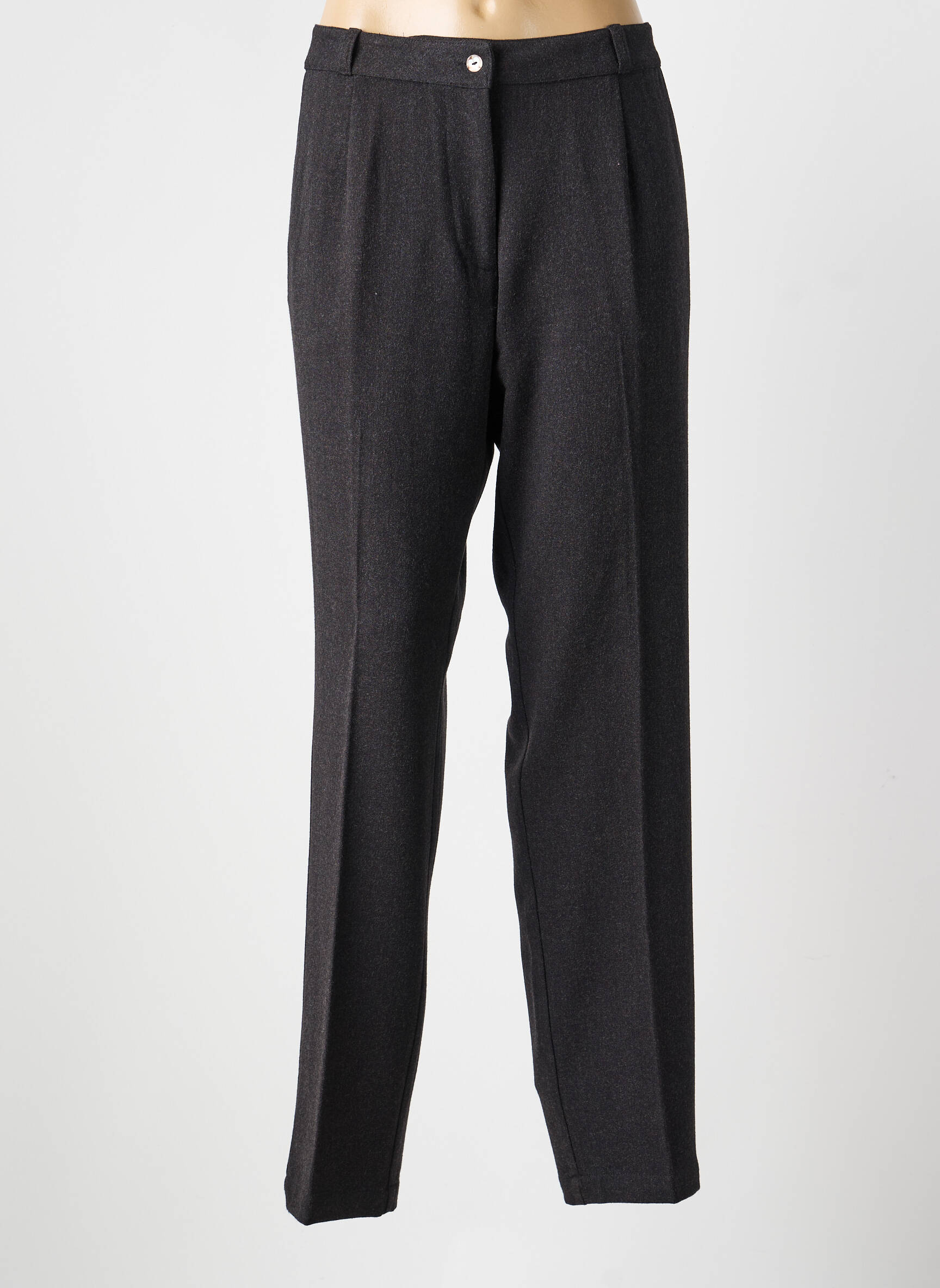 Pantalon droit stretch taille normale gris ALL BEAUTIFUL femme