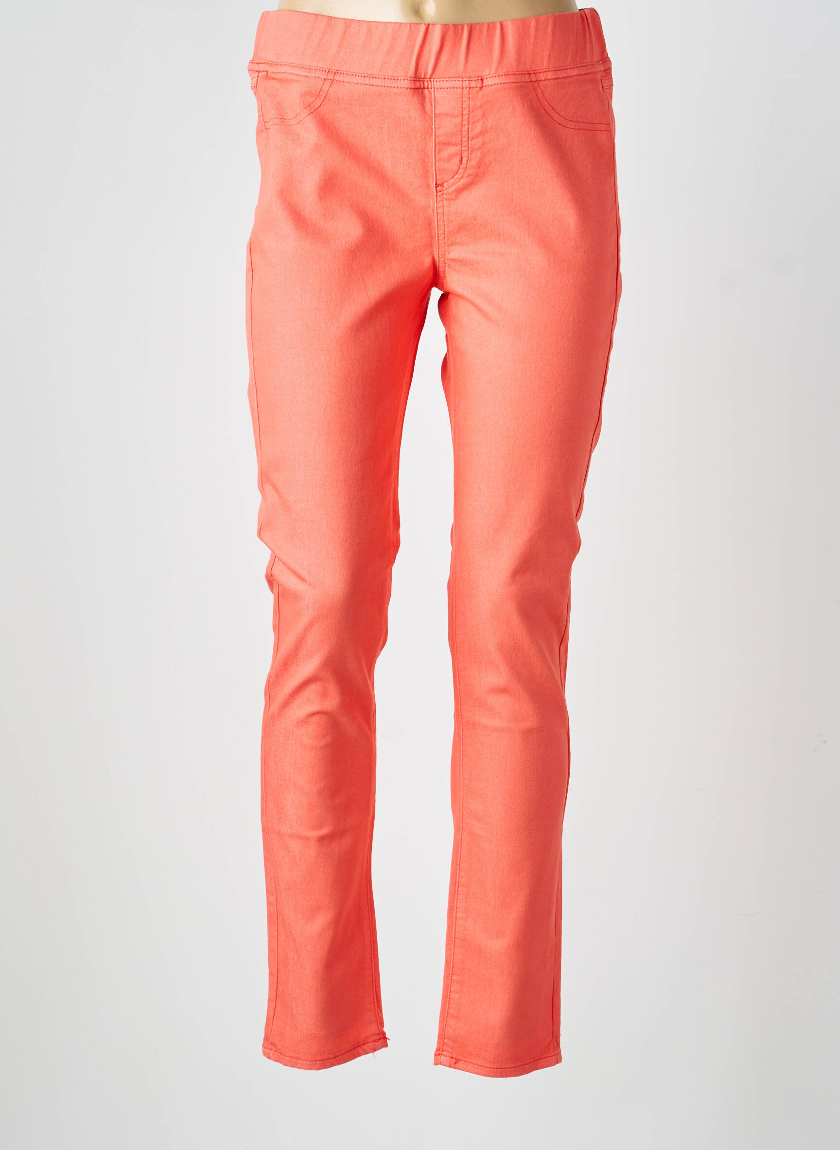 Jegging stretch taille normale orange KANOPE femme