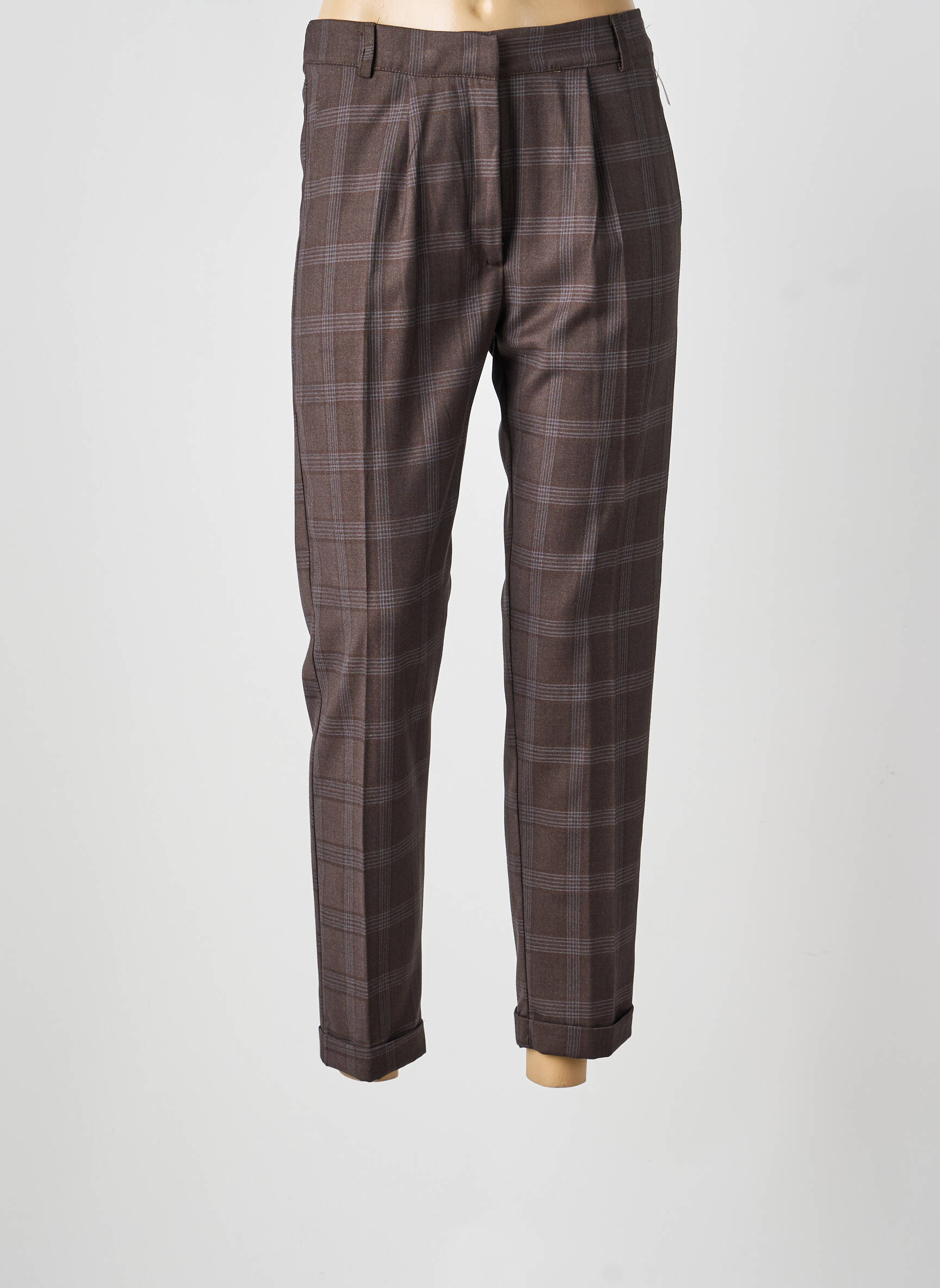 Pantalon 7/8 stretch taille normale gris DIABLESS femme