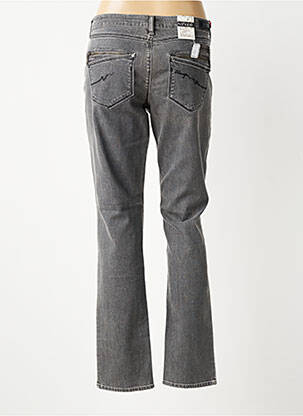 Jeans coupe droite stretch taille normale gris KANOPE femme