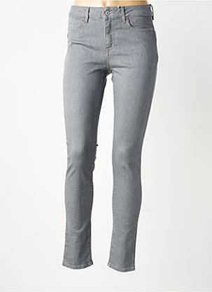 Jeans coupe slim stretch taille normale gris KANOPE femme